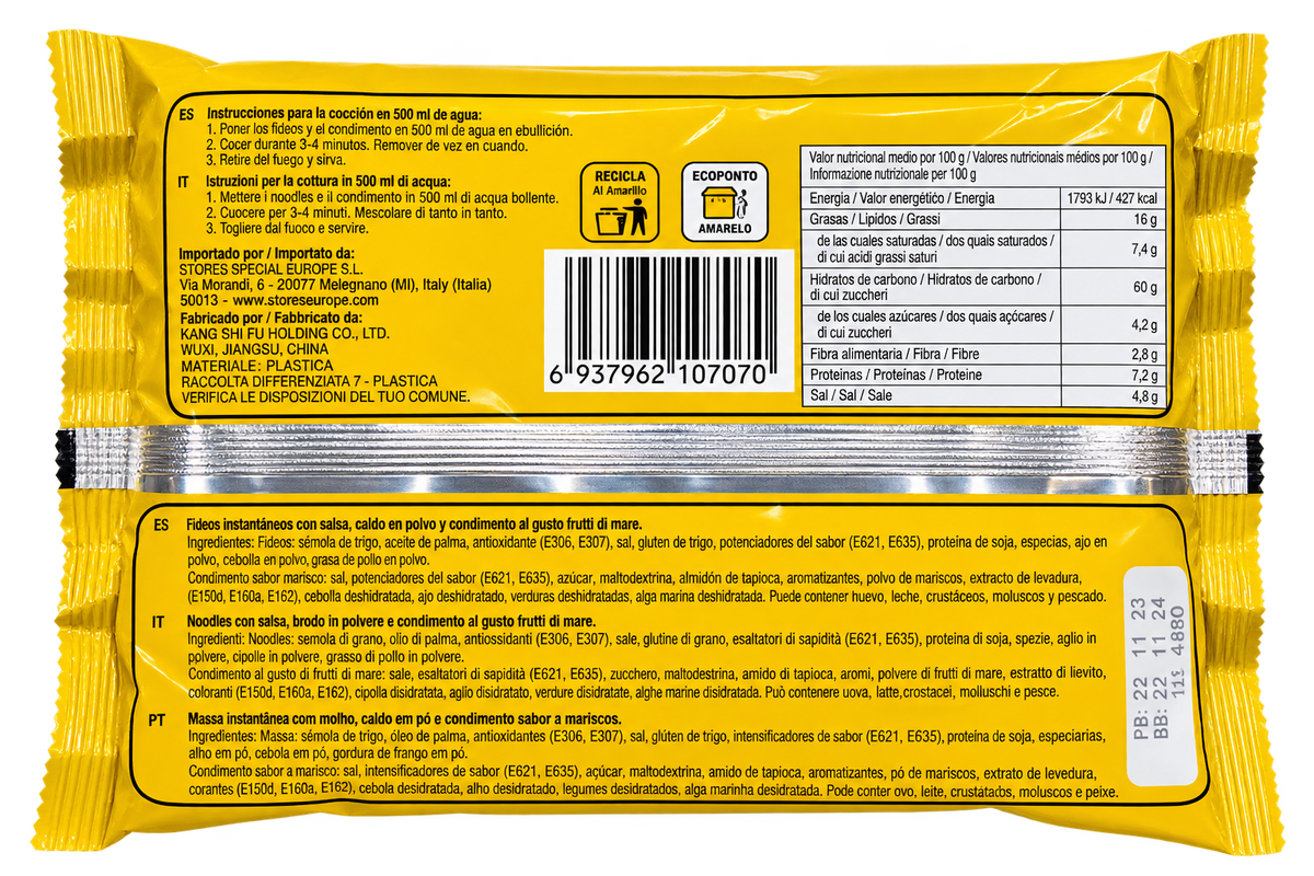 Kang Shi Fu Ramen sabor cerdo con chalota frita 104g
