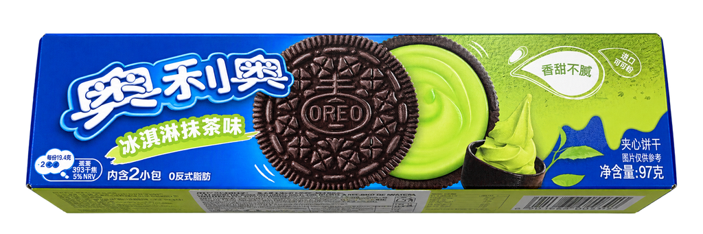 Oreo sabor matcha helado 97g