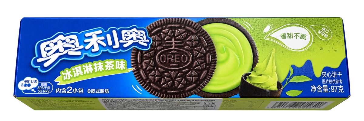 Oreo sabor matcha helado 97g