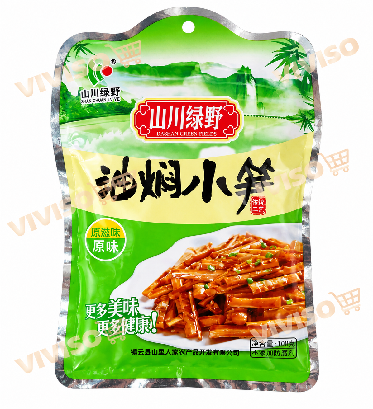 Shan Chuan Lv Ye Aperitivo Con Brote De Bambú 100 g