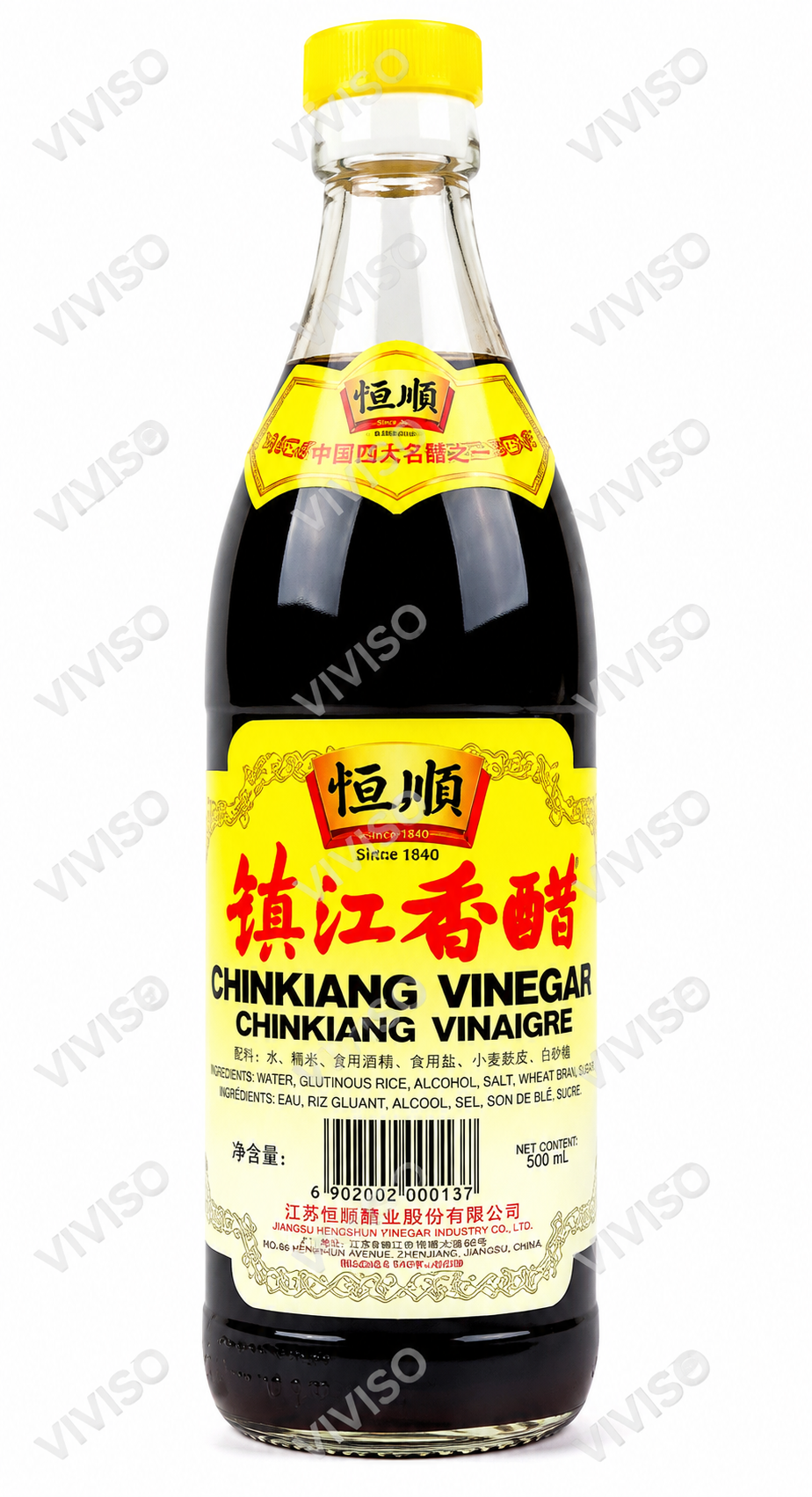 Hengshun Vinagre Negro Chino Chinkiang 500ml
