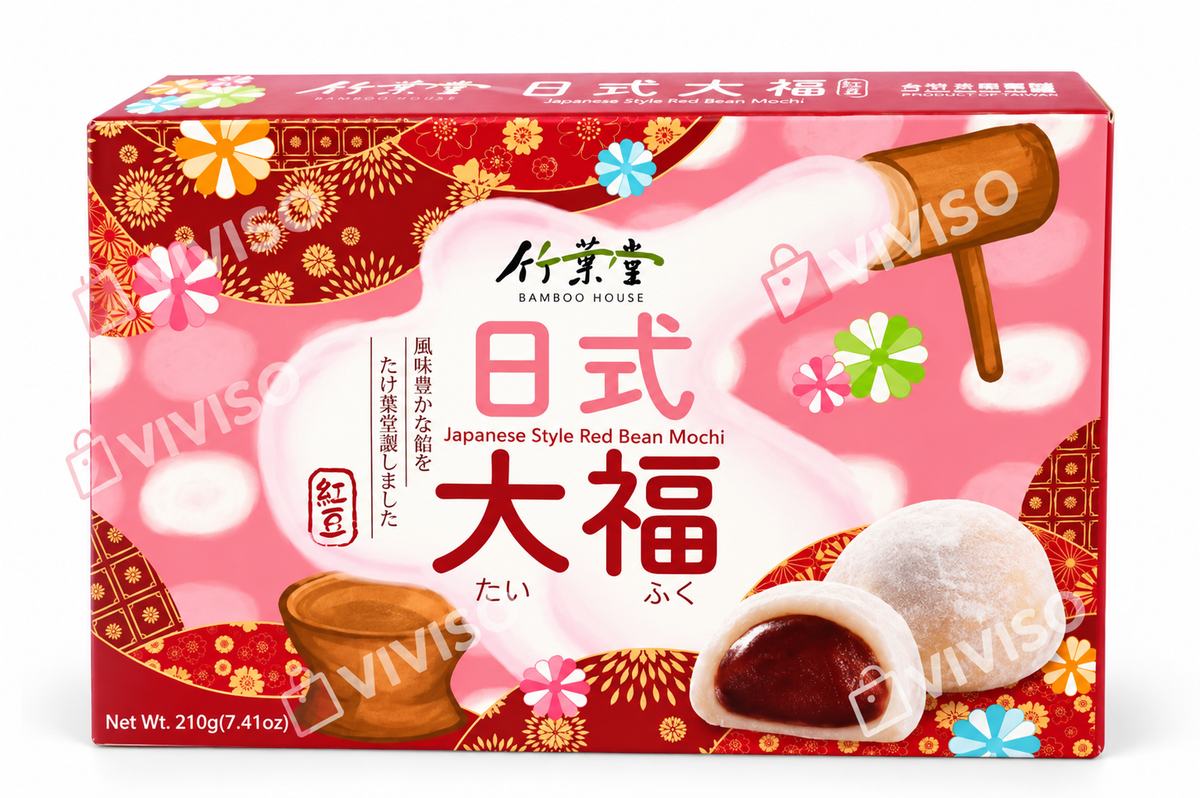 Bamboo House Daifuku Mochi Adzuki 210 g