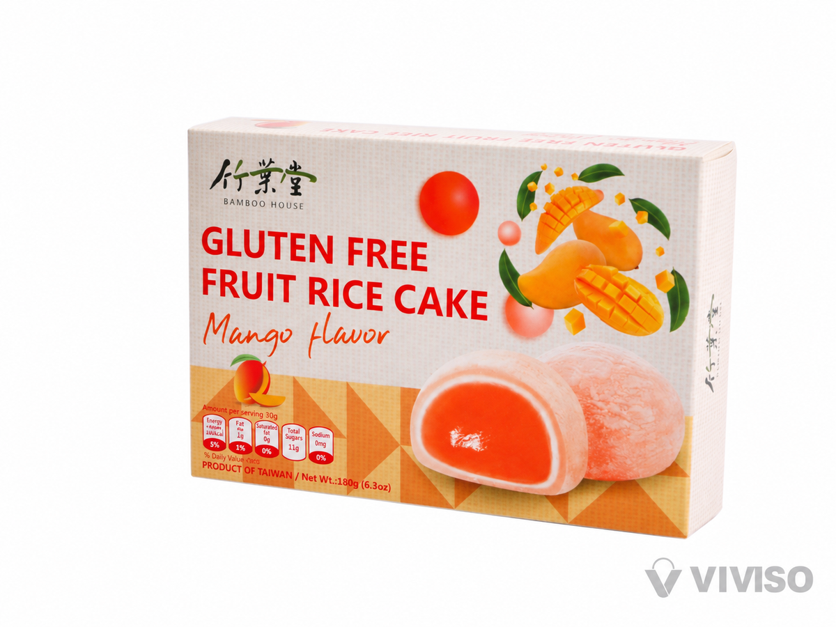 BAMBOO HOUSE Mochi Sabor Mango Sin Gluten 180 g