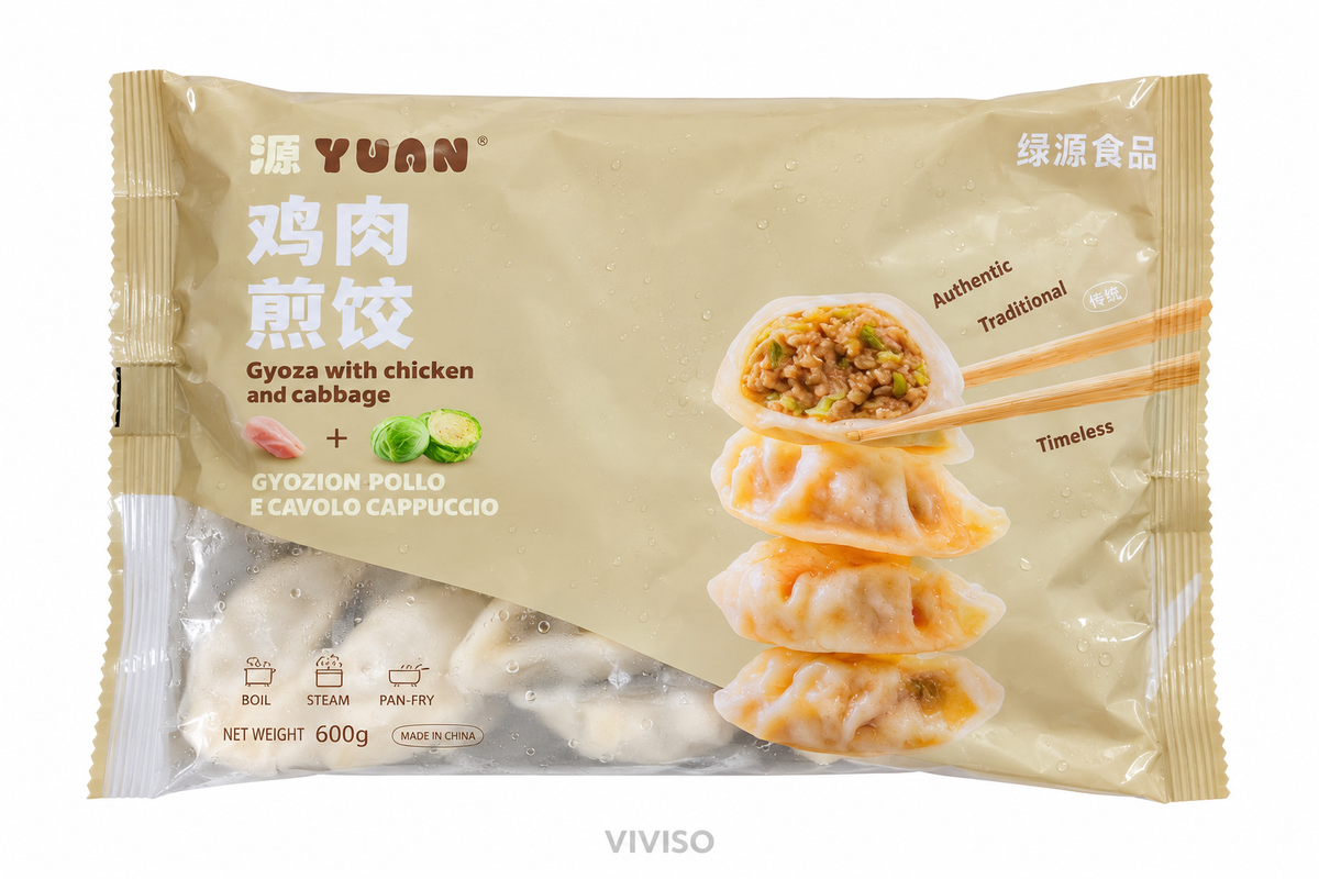 YUAN GYOZA JAPONESE CARNE POLLO REPOLLO 600G